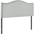 thumbnail image 4 of Modway Curl Queen Nailhead Upholstered Headboard in Sky Gray, 4 of 7
