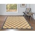 thumbnail image 2 of Linon Home Decor Platinum Area Rug Collection, Blue and Cream, 5' x 7'6", 2 of 6
