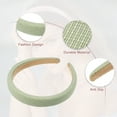 thumbnail image 3 of Unique Bargains 2 Pcs Pastoral Stripe Headbands Fashion Anti Slip Hair Accessories for Women Green Beige 0.87" Wide, 3 of 7