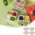 thumbnail image 2 of Snack Containers with Fork for Kids Adults,Reusable Lunchable Container with 4 Compartment,BPA-Free Bento Snack Boxes for Food Storage & Meal Prep,Wheat Straw,Lunch Container for Travel,Office,Picnic, 2 of 6