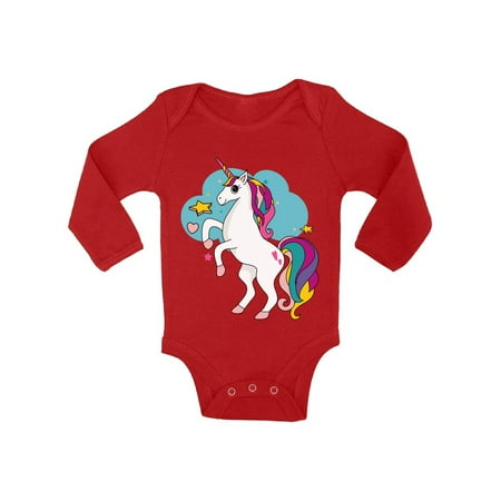 

Awkward Styles Unicorn Love Baby Bodysuit Long Sleeve Unicorn Gifts for Baby Girls Unicorn Love Unicorn Gifts Unicorn Party Outfits for Girls Unicorn Birthday Gifts Unicorn Themed