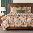 thumbnail image 3 of SIScovers  Refraction Geometric Print Duvet Set Ice - Queen - 3 Piece, 3 of 5
