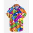 thumbnail image 2 of Camisas geniales para hombre, camisas de colores para hombre, camisa hawaiana de moda, blusas casuales para playa, blusas de vacaciones, ropa para hombre, camisa de verano, 2 of 5