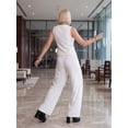 thumbnail image 3 of Conjunto 2 Piezas Elegante para Mujer, Chaleco Moderno y Pantalón Palazzo de Corte Sofisticado, 3 of 5