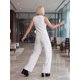 thumbnail image 3 of Conjunto 2 Piezas Elegante para Mujer, Chaleco Moderno y Pantalón Palazzo de Corte Sofisticado, 3 of 5