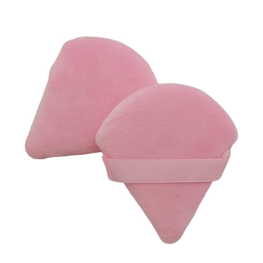 Triangle Powder Puff Wet Dry Cosmetic Sponge Beauty Makeup Tool Pink