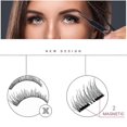 thumbnail image 4 of 8Pcs Reusable Magnetic Eyelashes 3D False Eyelashes Tweezers Set Cosmetics Eyelashes Decoration, 4 of 5