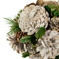 thumbnail image 2 of Northlight 5.5" Glittered Pine Needle and Pinecone Hanging Christmas Ball Ornament, 2 of 4