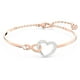 thumbnail image 1 of Brazalete Swarovski Hyperbola para mujer en tono oro rosa, 1 of 5