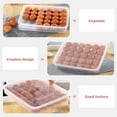 thumbnail image 3 of Shisuyan Stackable Egg Holder Egg Storage Box Preservation 2Pcs, 3 of 8
