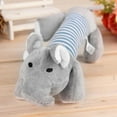 thumbnail image 4 of Pet Removal Boredom Stripes Animals Shapes Squeaky Plush Caahew Toys for Small Medium Large Dogs, 4 of 15