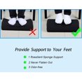 thumbnail image 4 of Footrest Under Desk Ergonomic Massage Footrest, Suitable For Home Office. (black), 4 of 5