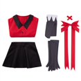 thumbnail image 4 of Disfraz de Vaggie para cosplay, disfraz elegante para Halloween, carnaval, disfraces de Navidad, traje rojo, cosplay de anime, 4 of 4