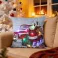 thumbnail image 2 of SLYNSHome Christmas Throw Pillow Cover with LED Lights,Light-up Winter Pillow Cases 18x18 inch Pillowcase Holiday Cushion Case for Couch Bed Sofa Decor, 2 of 7