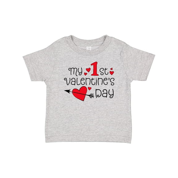 Inktastic My First Valentines Day Red Hearts and Arrow Boys or Girls Baby T-Shirt