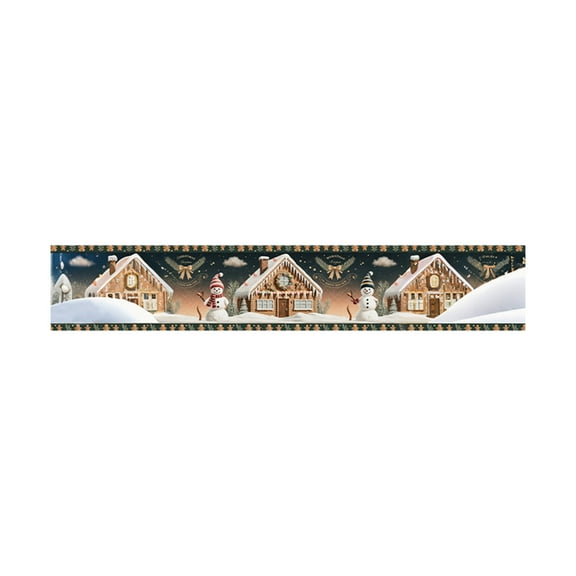 ChicYu 72x13inches Christmas Table Runner Tablecloth Decoration TV Stand Cover Cloth Suitable for Christmas Home Decoration Covers Tables or TV Stands