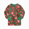 thumbnail image 6 of sdbrld Girls Christmas Pajamas Outfit for Kids Long Sleeve Sleepwear Tops and Pants 2Pcs Xmas Holiday PJs Sets Sizes 5-6 Years, 6 of 9