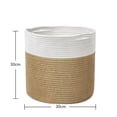 thumbnail image 1 of Maceta grande de cuerda de algodón, cesta para plantas en maceta, cesta para almacenar plantas verdes, cesta para flores, cesta para guardar muebles, cesta para ropa sucia, cesta para bocadillos,, 1 of 6