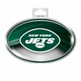 thumbnail image 1 of New York Jets Chrome Die Cut Oval Decal, 1 of 1