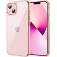 thumbnail image 1 of Shiyou-Étui pour iPhone 13 6.1 Pouces, Pare-Chocs Antichoc Non Jaunissant, Dos Transparent Anti-Rayures (Or Rose), 1 of 4