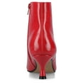 thumbnail image 3 of Journee Womens Kelssa Square Toe Kitten Heel Ankle Booties, Widths Available, 3 of 9