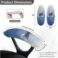 thumbnail image 6 of Xoenoiee Butterfly Tie Dye Print Home Office Chair Cover with Armrest Covers, 3 Pieces Stretchable Computer Desk Chair Cover High Back Universal Boss Chair Covers Removable Gaming Chair Covers, S, 6 of 6