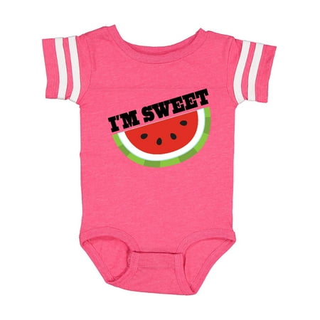 

Inktastic I m Sweet Watermelon Gift Baby Boy or Baby Girl Bodysuit