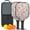 Pioneer Flower Floral-2, variant on Pickleball Paddles Set,Pioneer Flower Floral Print Pattern Fiberglass Surface Pickleball Racket Set with 2 Indoor Outdoor Pickleball Balls and Pickleball Bag,Pickle-ball Equipment