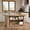 Light Brown, variant on Tribesigns 55" Kitchen Island with Storage, Farmhouse Stationary Island Table Counter Height Bar Table,Rustic Brown