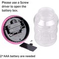 thumbnail image 6 of Digital Smart Coin Bank with Auto Counter & LCD Display,Transparent Savings Jar for All U.S. Coins (Dollars/Half-Dollars), Kids Money Jar（Pink）, 6 of 6