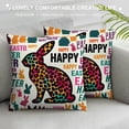 thumbnail image 3 of PHYHOO Short Plush Pillow Covers Square Pillow Case for Bedroom, Sofa, Car Decoration,Various sizes available, 3 of 5