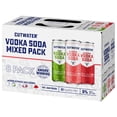 thumbnail image 3 of Cutwater Spirits Classic Vodka Soda Mixed 8 pack, 12 fl oz Cans, 5% ABV, 3 of 6