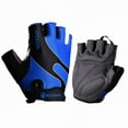 thumbnail image 2 of ACDANC 1Pairs Fingerless Gloves,Soft Palm Grip Fingerless Gloves Men,Outdoor Protection Workout Gloves Women,XL,Blue, 2 of 7