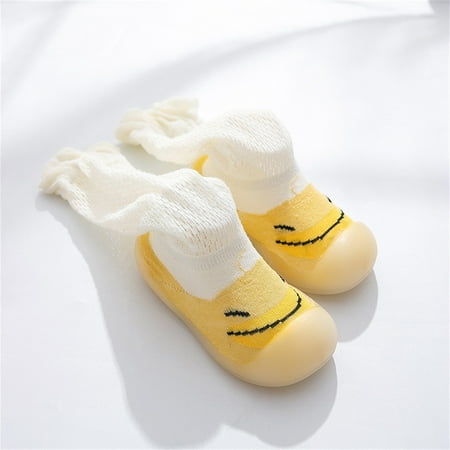 

FZM Christmas Toddler Kids Baby Boys Girls Socks Shoes First Walkers Cute Cartoon Animals Stocking Breathable Soft Sole Antislip Shoes Prewalker