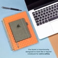 thumbnail image 2 of Clever Fox Password Book with tabs. Internet Address and Password Organizer Logbook with alphabetical tabs. Small Pocket Size Password Keeper Journal Notebook for Computer & Website Logins (Grey), 2 of 8