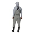thumbnail image 3 of Frogg Toggs Hellbender PRO Bootfoot Chest Waders for Men with Felt Sole for Fishing, Gray, Size 11, 3 of 7