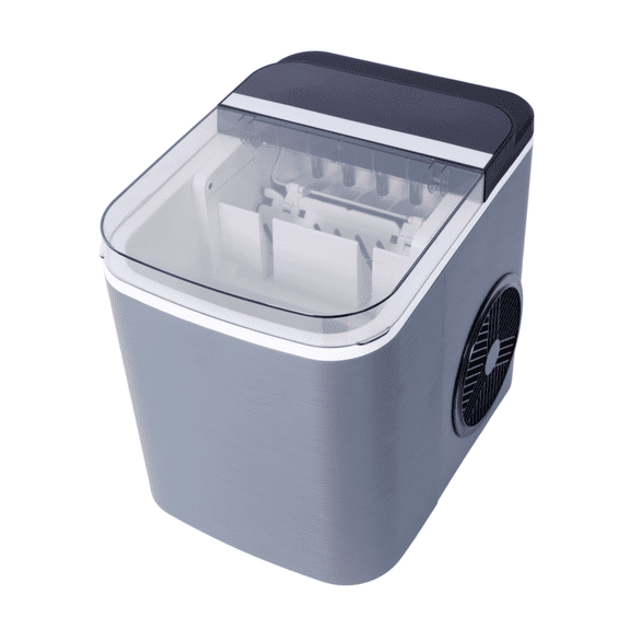 Portable Ice Maker Countertop, Self-Cleaning Ice Makers with Basket and Scoop