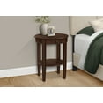thumbnail image 2 of Accent Table, 2 Tier, End, Side Table, Round, Nightstand, Bedroom, Lamp, Brown Veneer, Transitional, 2 of 6