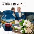 thumbnail image 4 of JAGASY Red Car Handmade Urn for Ashes, Blue Small Urns for Human Ashes Keepsake, Sunset Sky & Mountain Road Decorative Urns for Daughter, Cremation Urn for Son, (3 Inch), 4 of 7