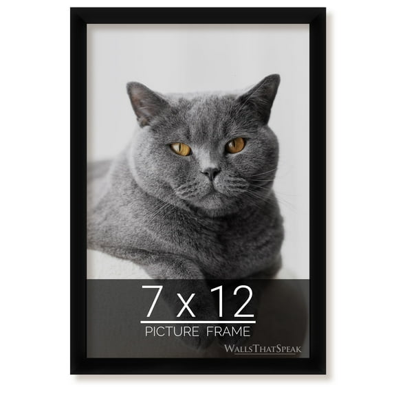 7x12 Black Picture Frame for Puzzles Posters Photos or Artwork