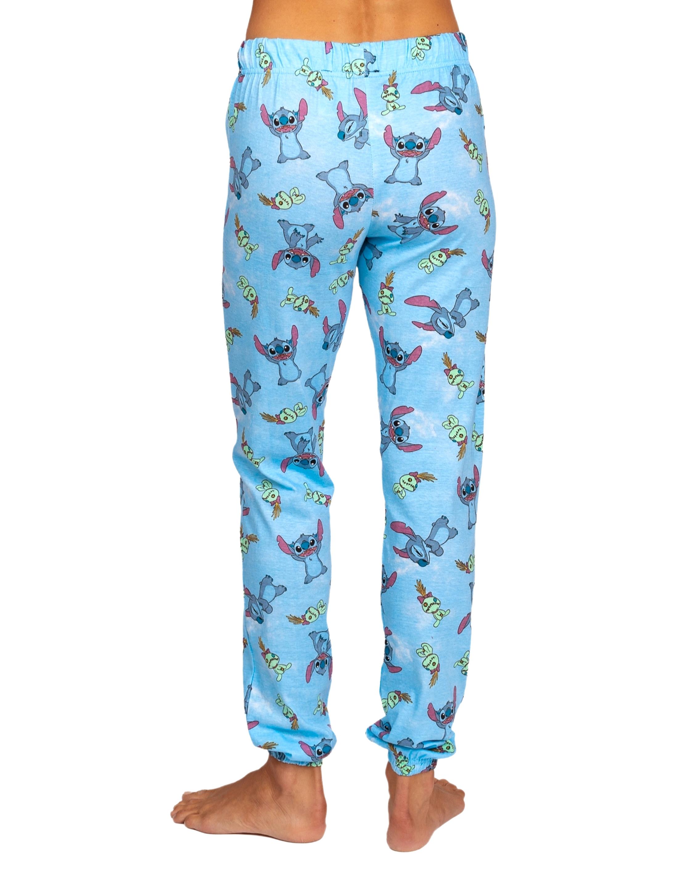 Disney Lilo And Stitch Womens Pajama Pants Lounge Jogger, Stitch ...