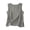 Dark Gray, variant on Staron Women's Casual Blouse Solid Color Split Hem Round Neck Loose Sleeveless Tank Top, Hot Pink S