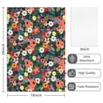 thumbnail image 2 of 4 Pcs Funny Kitchen Towels,Pioneer Flower Floral Print Pattern Microfiber Dish Towels,Kitchen Tea Towels,Kitchen Towel Set (18" X 26"), 2 of 7