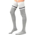 thumbnail image 3 of Teehee Women's Extra Long Fashion Thigh High Socks Over the Knee High Boot Socks, 3 of 7