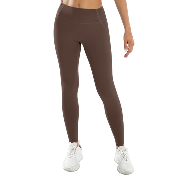 WAYUTE Womens Leggings Tummy Control Seamless Solid Color Exersice Casual Sports Trousers Stretchy Fit for Workout M