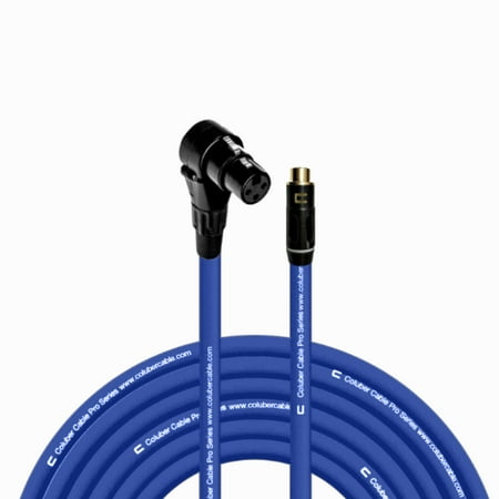 Coluber Cable Right Angle XLR Female - RCA Female 3-Pin Microphone Connector