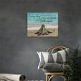 thumbnail image 6 of Sea Turtle Bathroom Decor Wall Art Inspirational Quotes Every Day Is A New Beginning Beach Ocean Starfish Pictures Wall Decor Canvas Painting Prints Artwork Decorations Framed for Bedroom 16"x12", 6 of 6