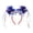 F, variant on KUNPENG 4th of July Headband, Independence Day Accessories, Patriotic Party Favors, 4th of July Decorations, 9 x 9 Inch, 1 Pc, Red White and Blue Tinsel Headpiece, Memorial Day