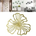 thumbnail image 2 of UYUH Metal Wall Art Floral Iron Wall Hanging Decor for Bathroom/Living Room/Bedroom, Vintage Indoor Outdoor Décor, Textured Garden-Inspired Wall Sculpture with Rust-Resistant Finish, 2 of 5
