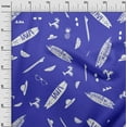 thumbnail image 3 of oneOone Cotton Poplin Blue Fabric Beach Sewing Craft Projects Fabric Prints By Yard 56 Inch Wide, 3 of 4